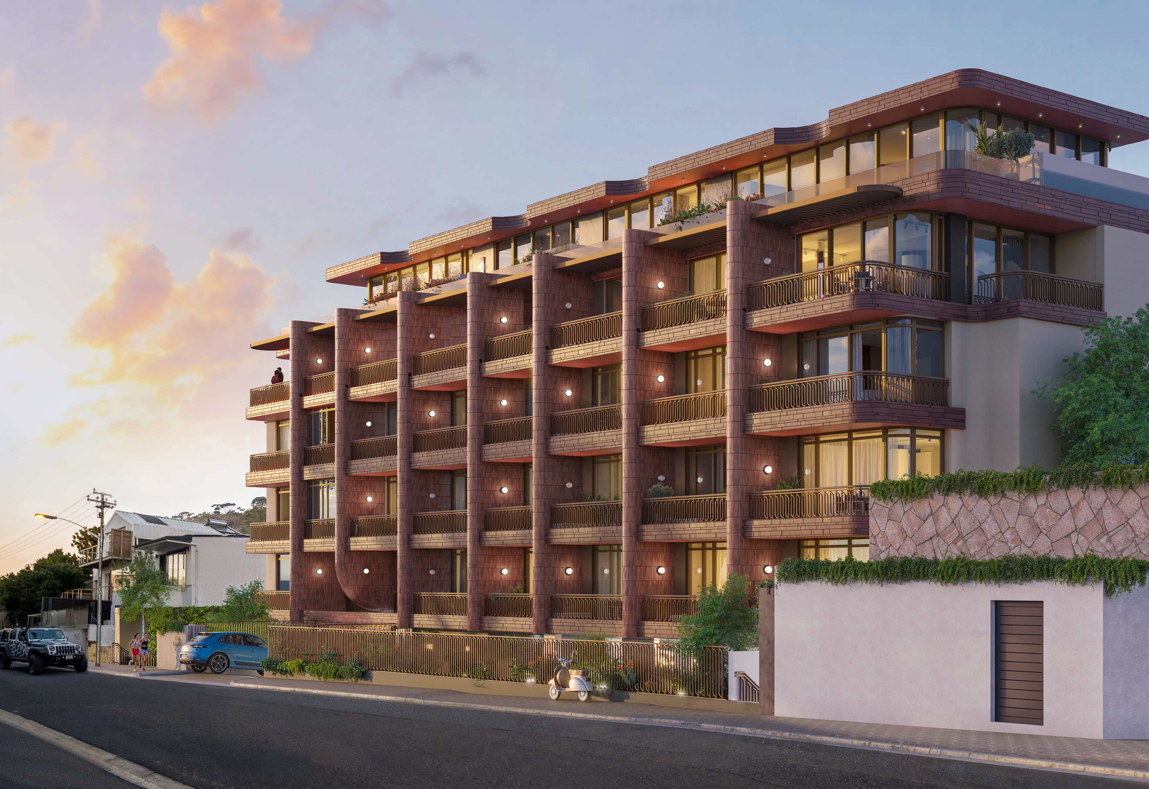 The Salvo building exterior on the Cape Town Atlantic Seaboard